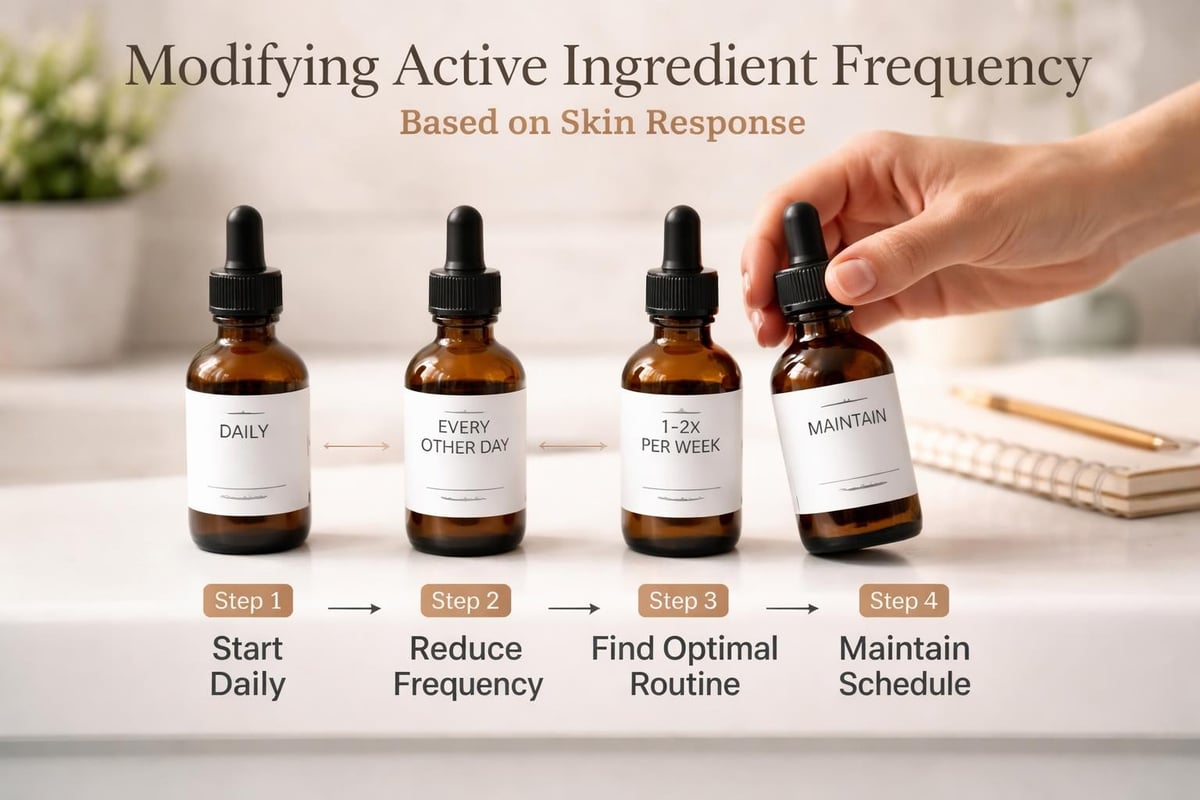 Skincare routine adjustment