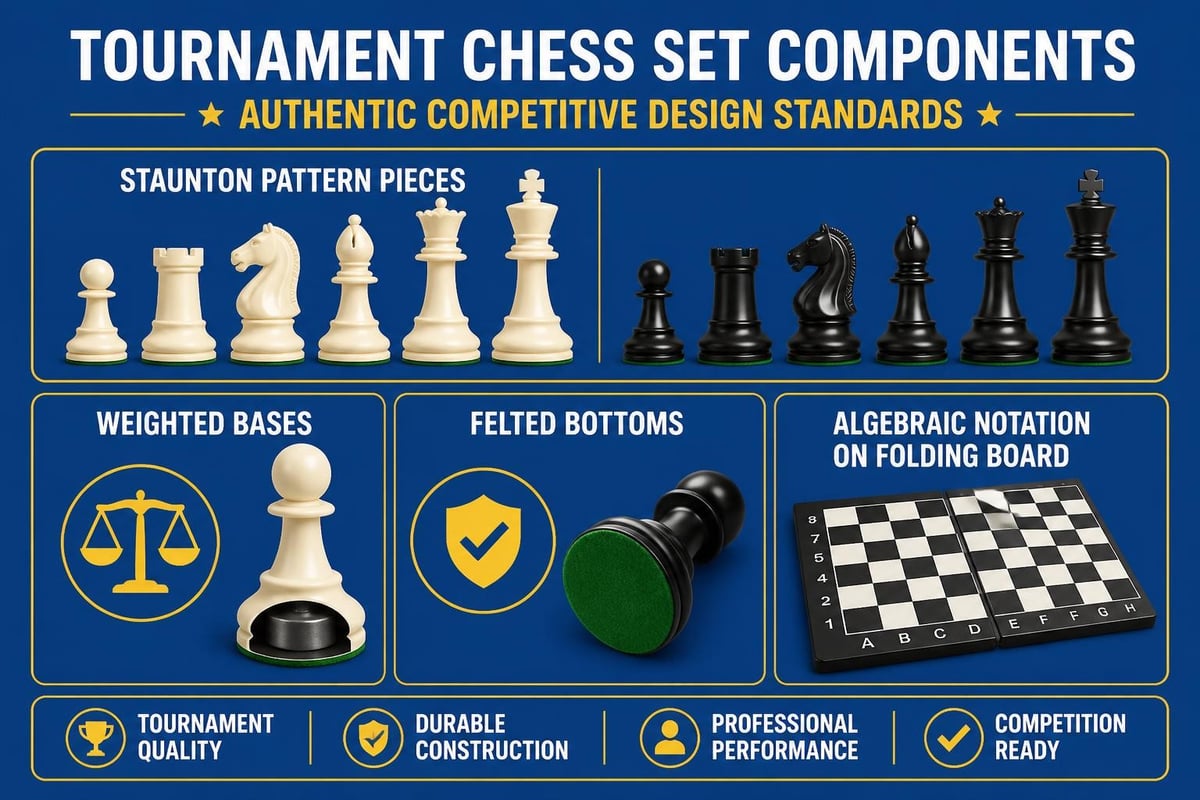 Chess set design elements