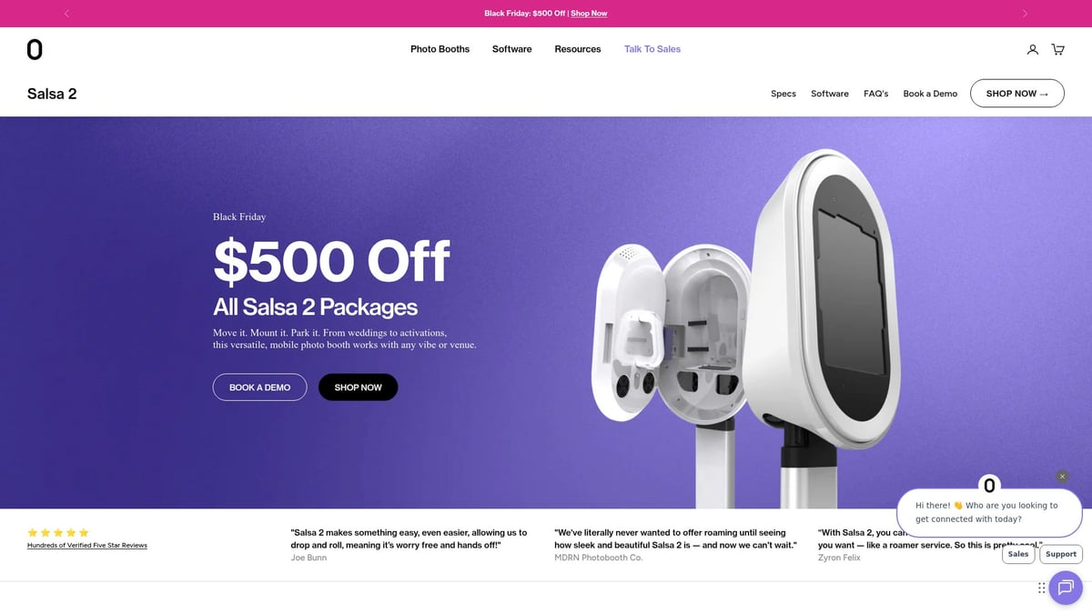 9 Best Photo Booth Near Me Options for Events in 2025 - Salsa Booth by Photo Booth Supply Co.