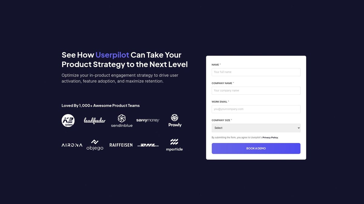 10 Inspiring SaaS Landing Designs to Boost Conversions in 2025 - Userpilot