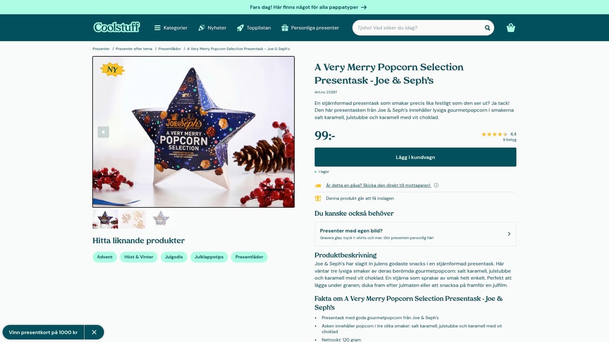 10 Fantastiska Tips På Julklapp Till Barn 2025 - A Very Merry Popcorn Selection – Julig Smakupplevelse