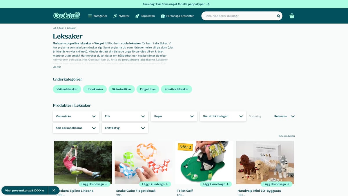 10 Fantastiska Tips På Julklapp Till Barn 2025 - Kreativa Byggsatser – Teknik & Fantasi i Ett