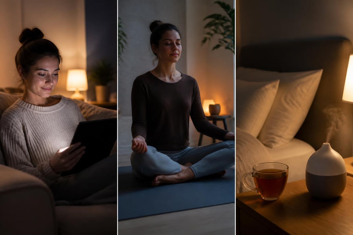 Sleep hygiene routine