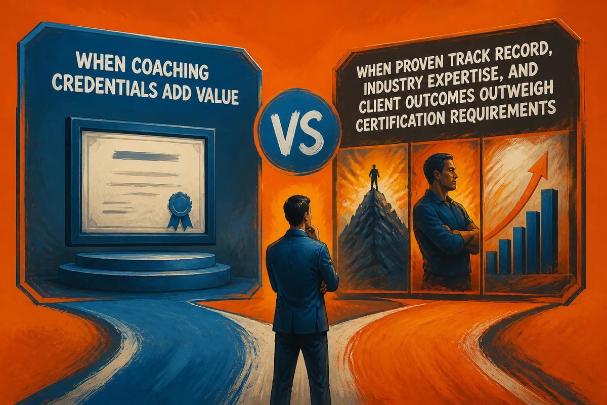 Credential value versus experience matrix