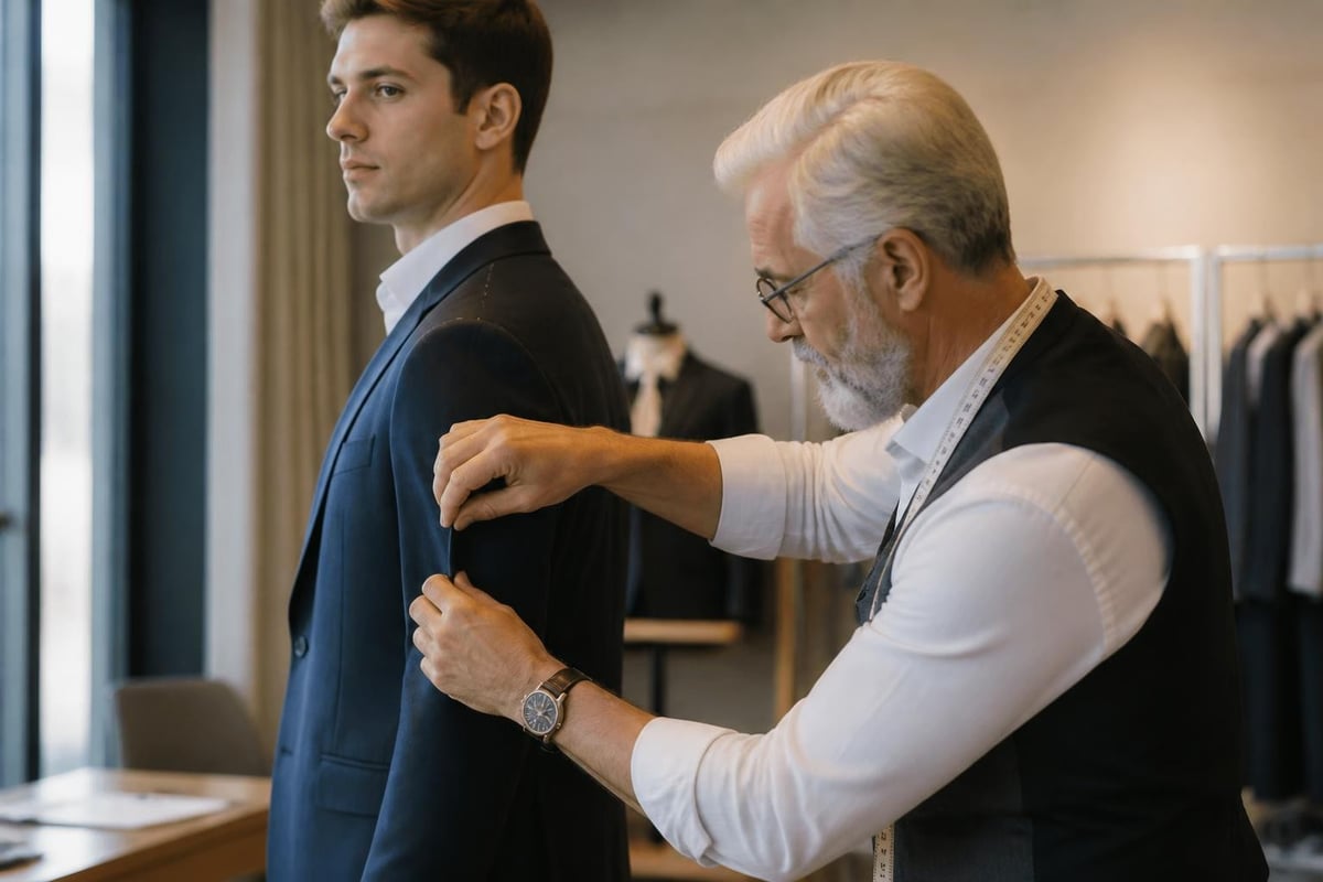 Master tailor fitting process