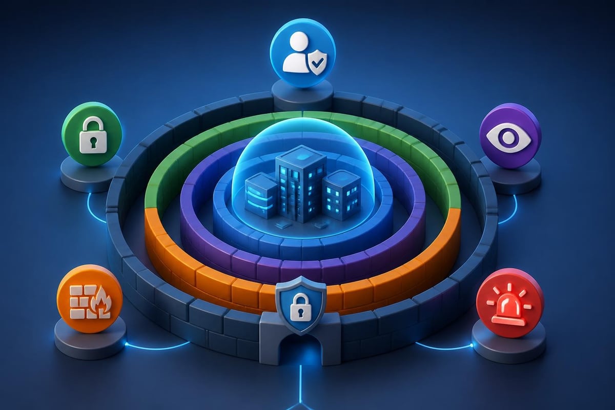 Layered security defence