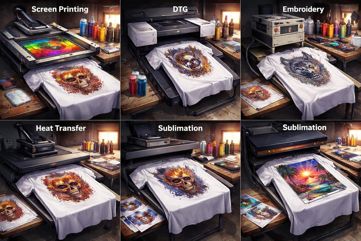 Decoration methods comparison