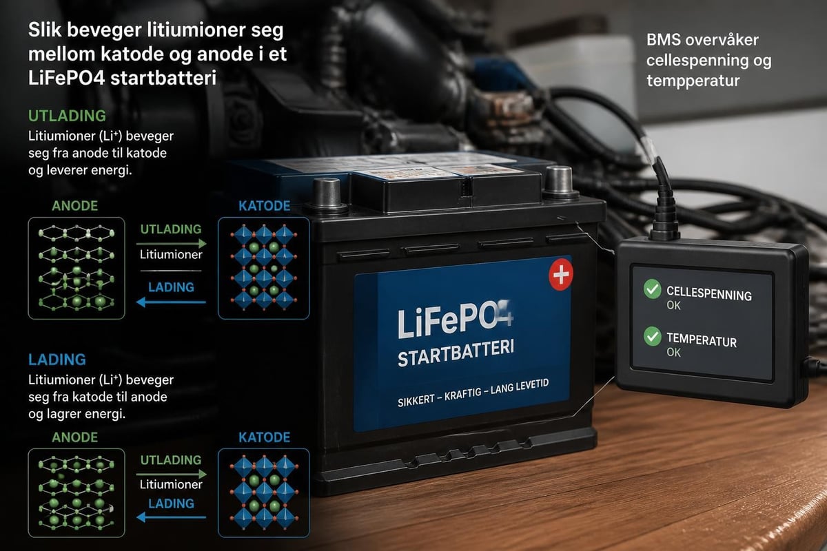 LiFePO4 batteri teknologi