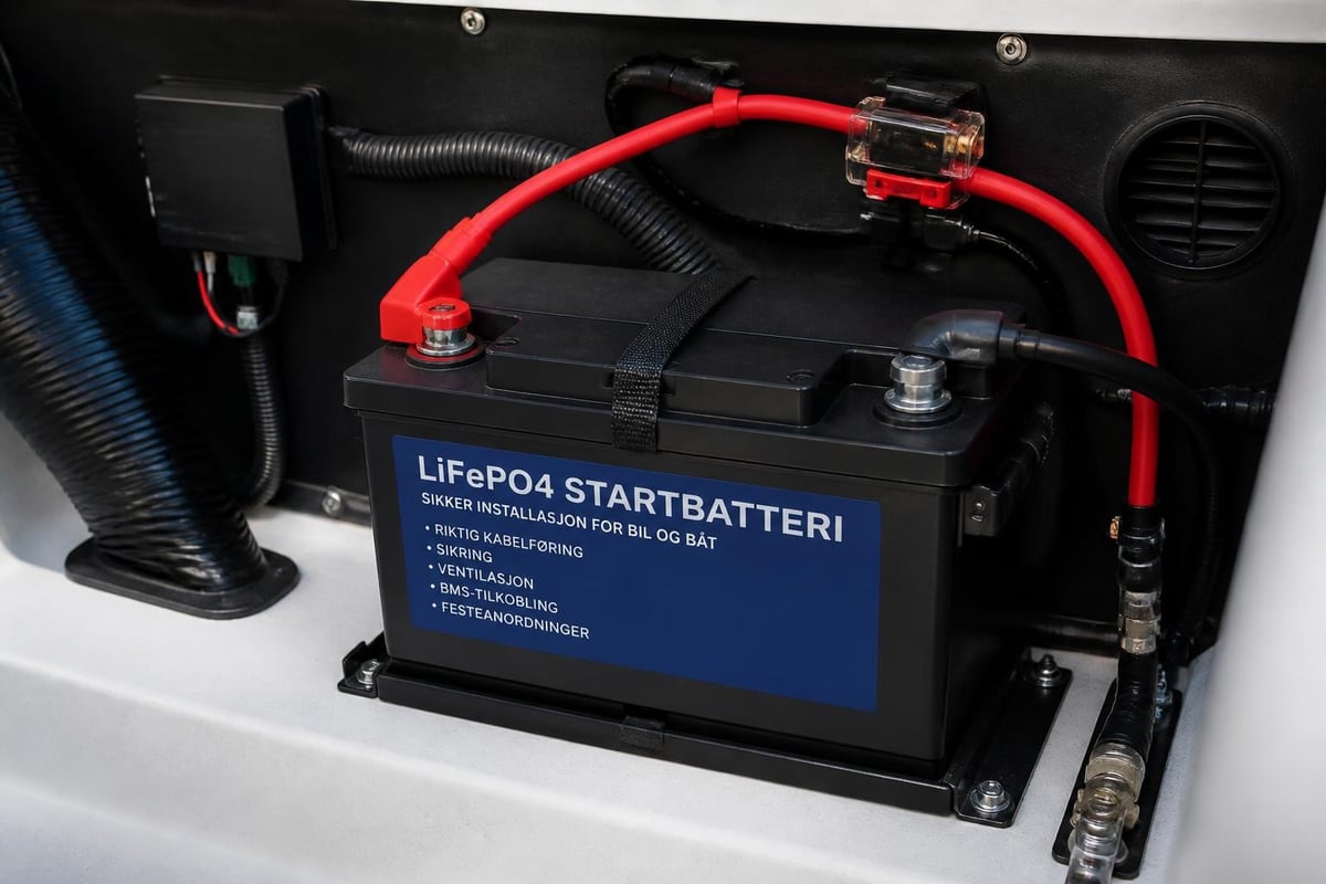 LiFePO4 batteri sikkerhet