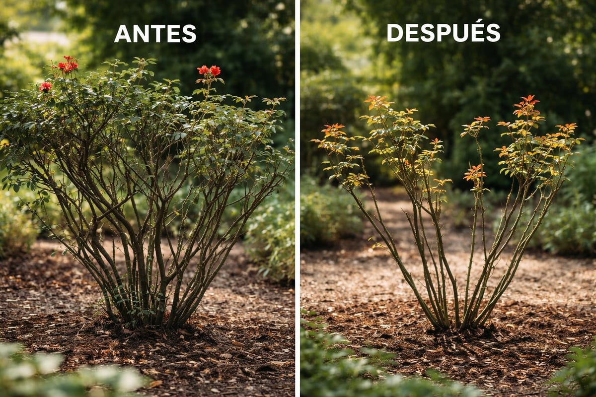 Antes y después de la poda