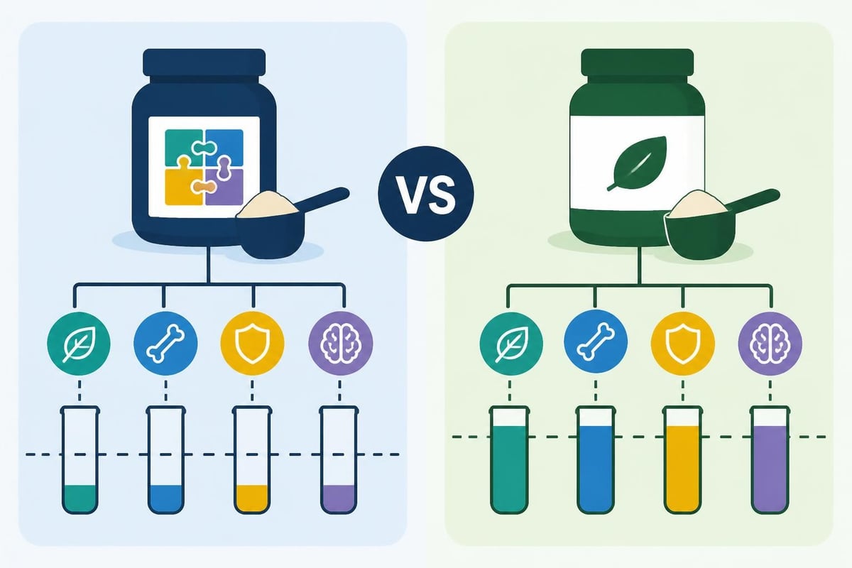 Combination versus single supplements