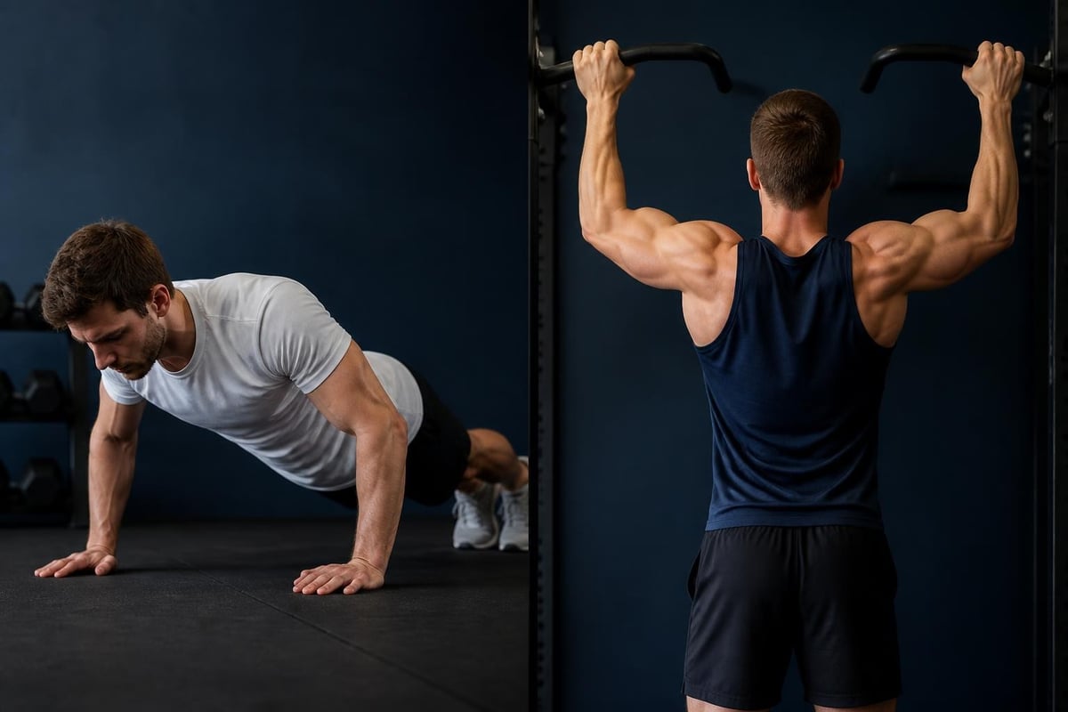 Push and pull exercise balance