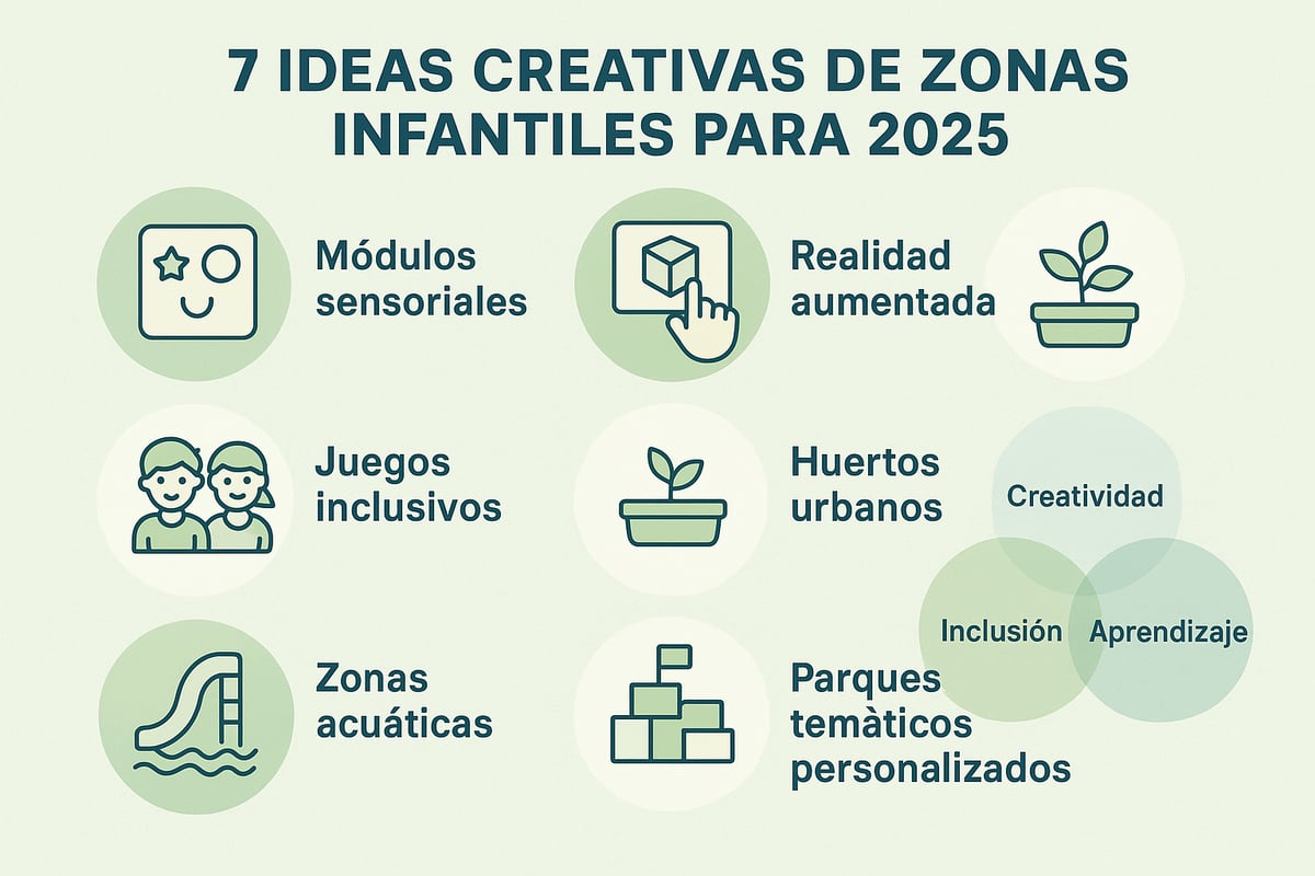 7 Ideas Creativas de Zonas Infantiles para 2025