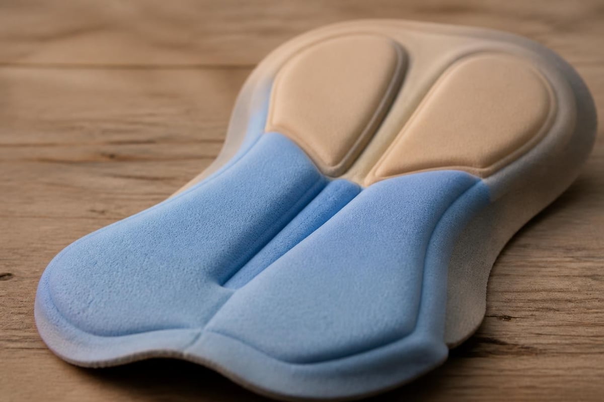 Chamois padding zones