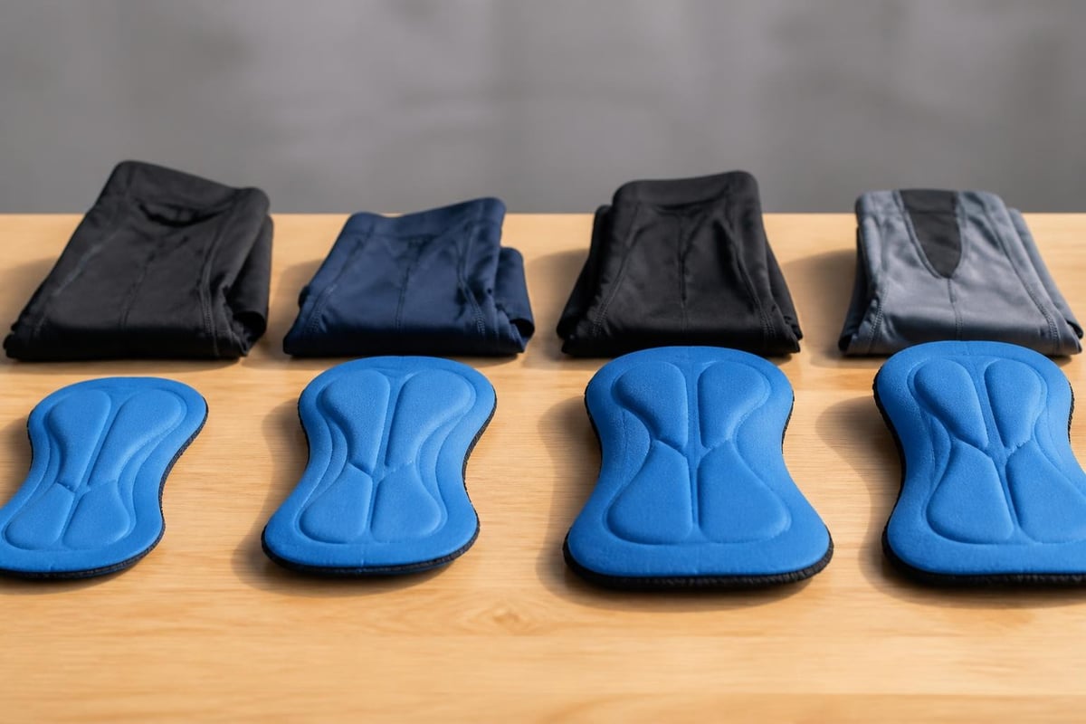 Cycling discipline padding