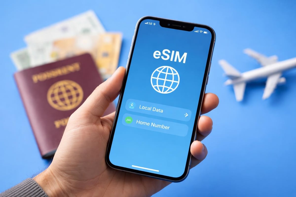 Travel connectivity with eSIM