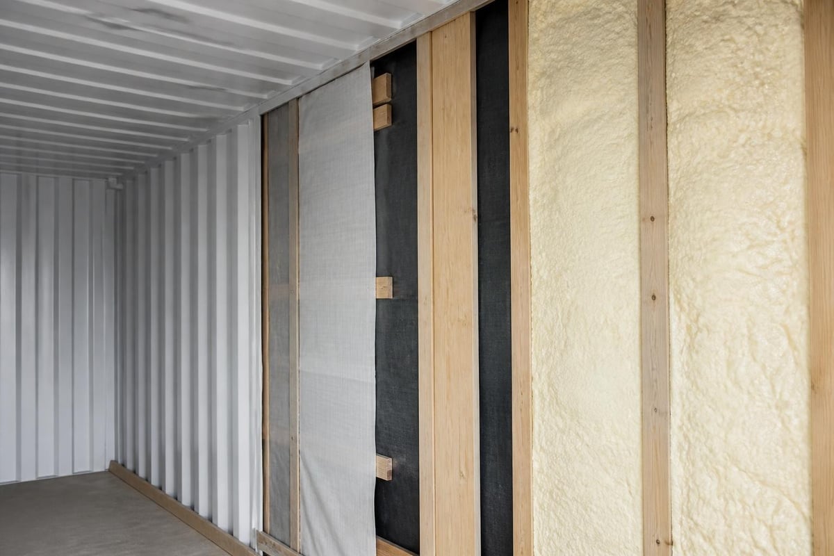 Container insulation system components