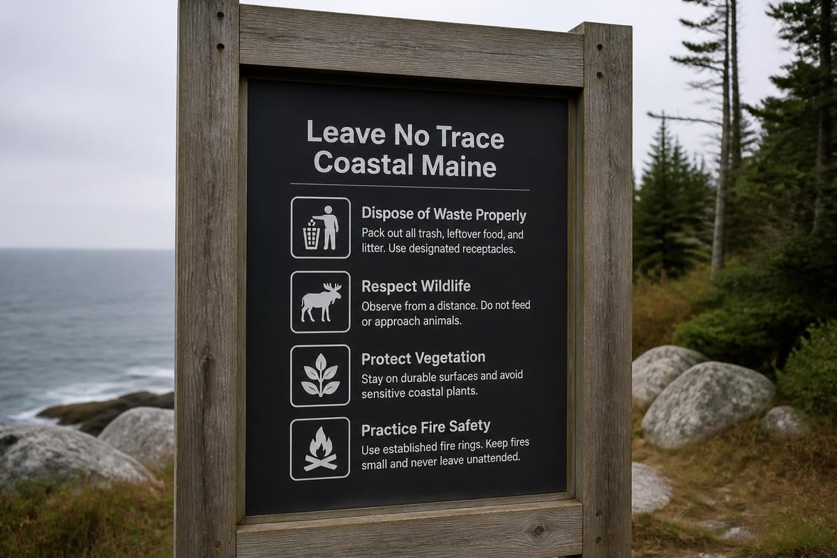 Coastal camping conservation practices