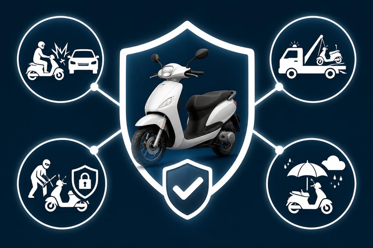 Seguros de Moto 49: Guía Completa 2026 1 Coberturas esenciales seguros ciclomotor