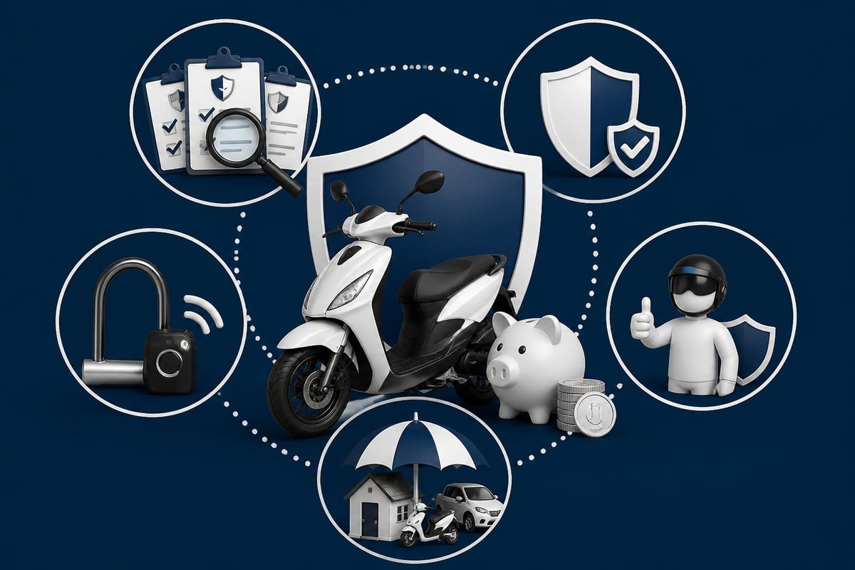 Seguros de Moto 49: Guía Completa 2026 3 Consejos ahorro seguro ciclomotor