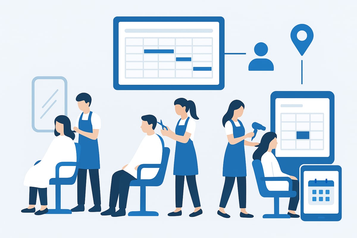 Advanced Scheduling Strategies for Multi-Staff and Multi-Location Salons