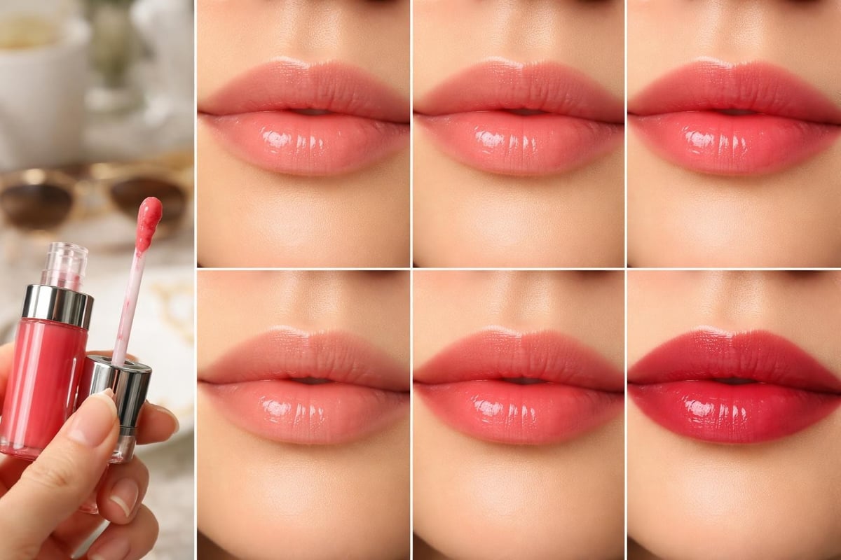 Lip oil color transformation