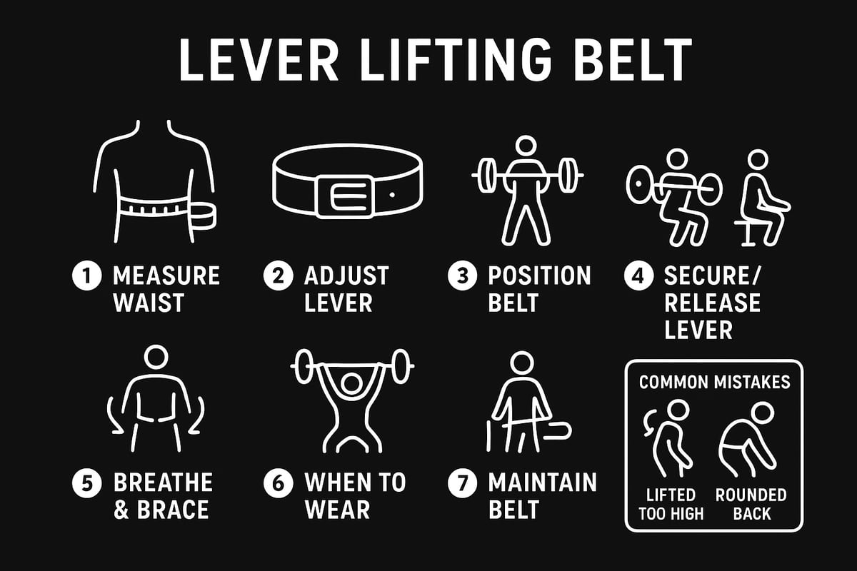 Step-by-Step Guide: How to Properly Fit and Use a Lever Lifting Belt