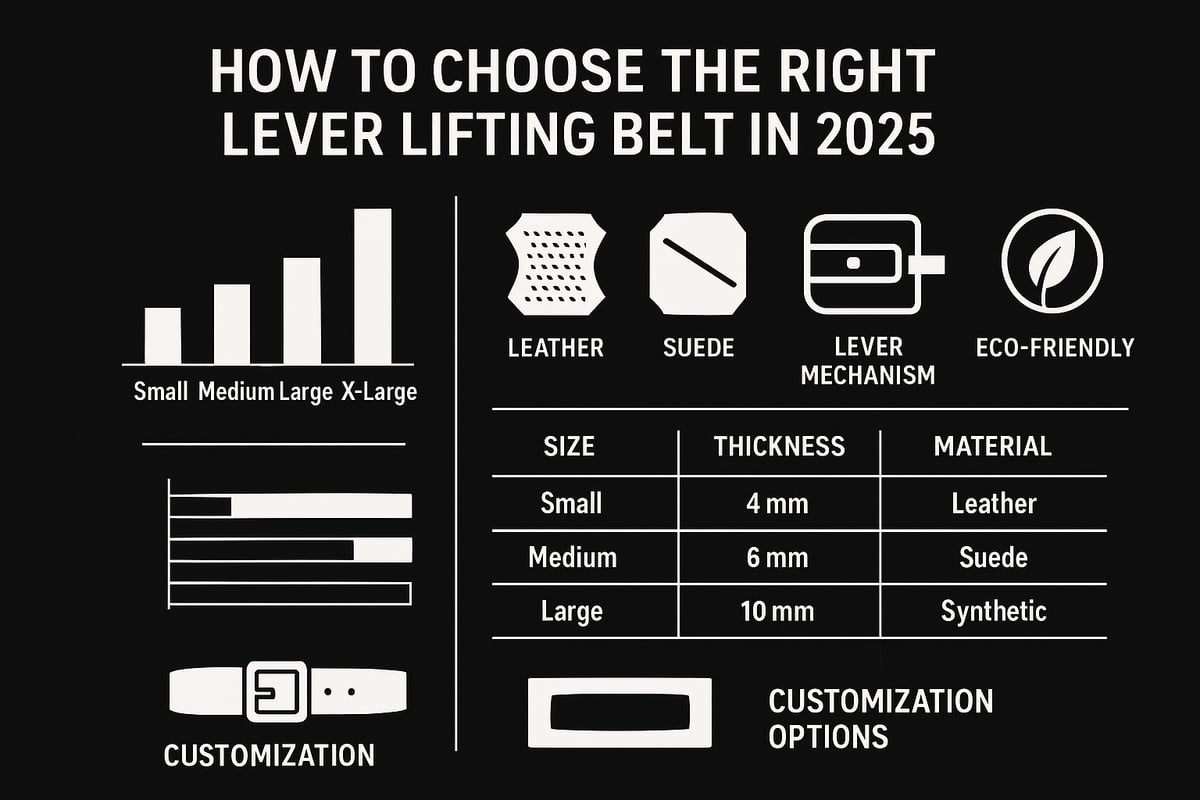 Choosing the Right Lever Lifting Belt in 2025: Key Factors to Consider