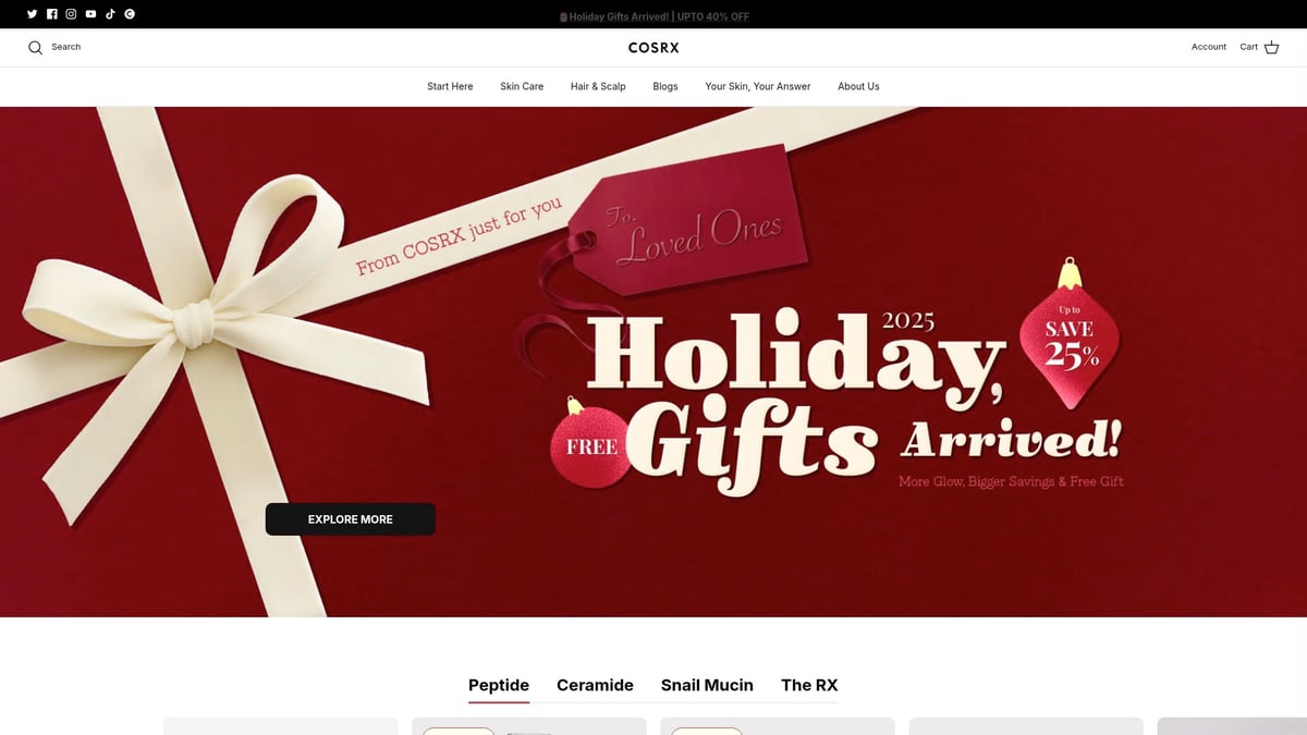 Top 8 Best Eye Cream Korean Picks for Brighter Eyes 2026 - COSRX Advanced Snail Peptide Eye Cream