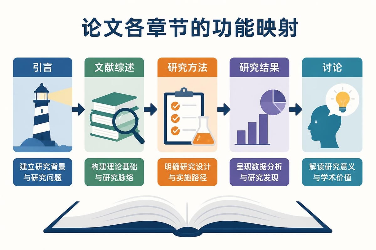 論文章節功能對照
