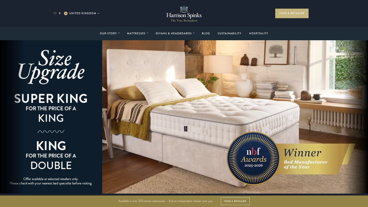 7 Best Sleep Company Mattress Near Me Options for 2025 - Harrison Spinks – Velocity 8750 Mattress