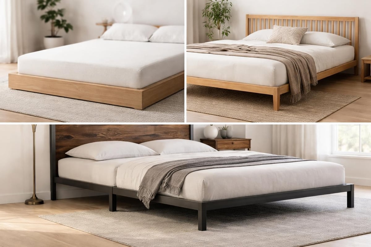 Bed frame style comparison