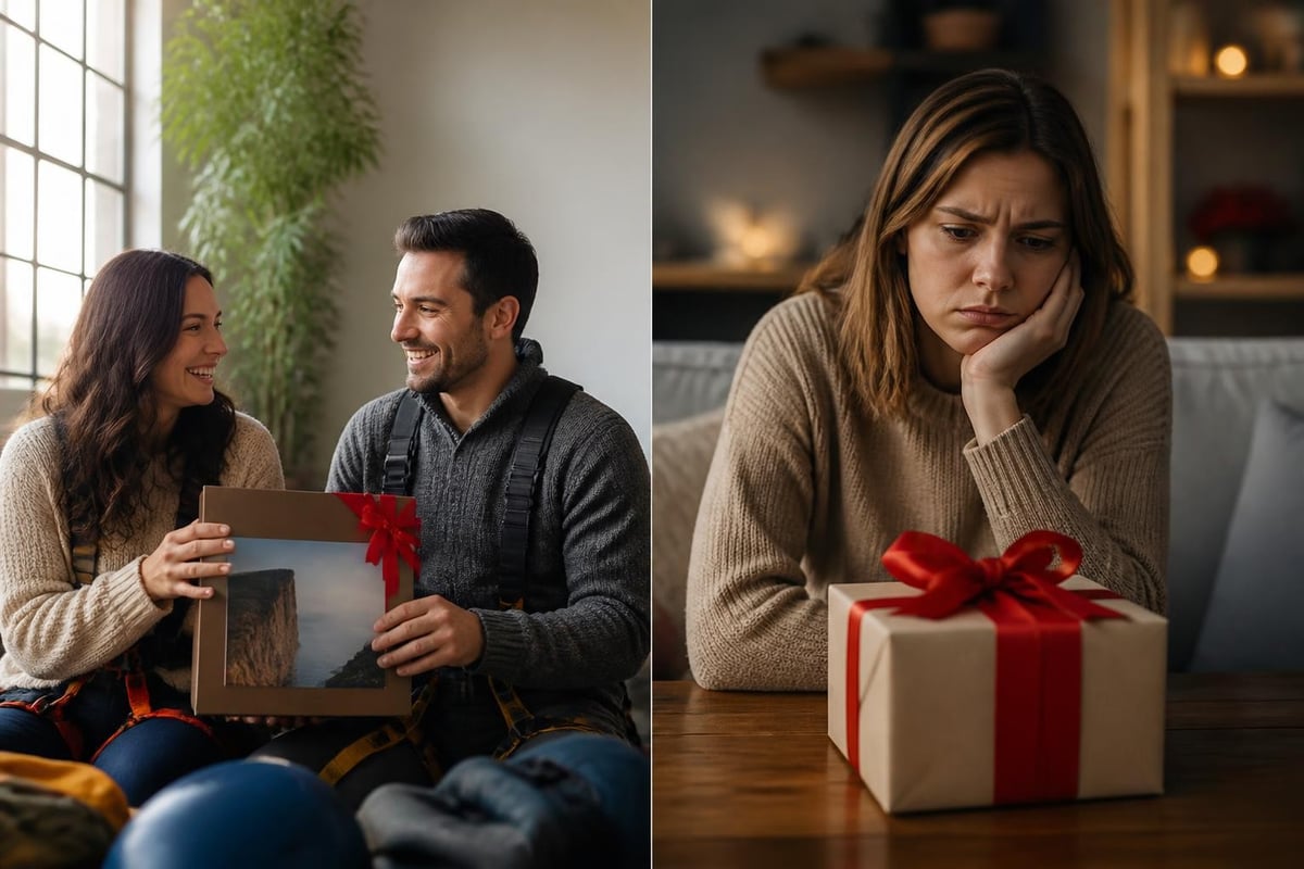 Experience gifts versus material gifts