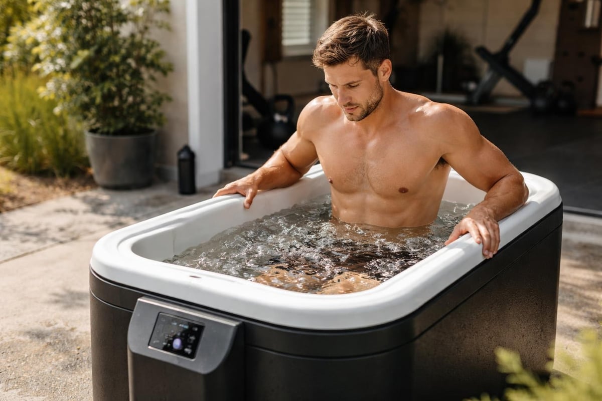 Daily cold plunge routine