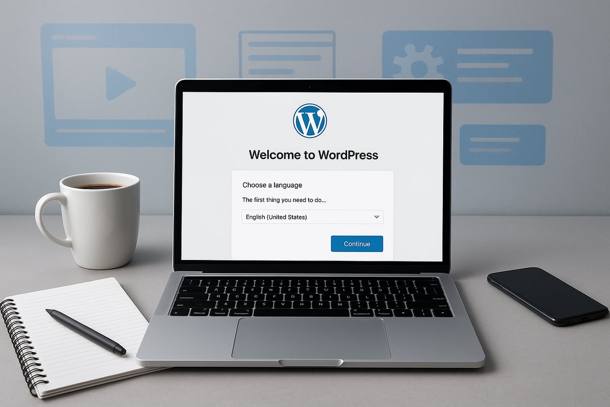 Step 3: Installing WordPress and Initial Setup