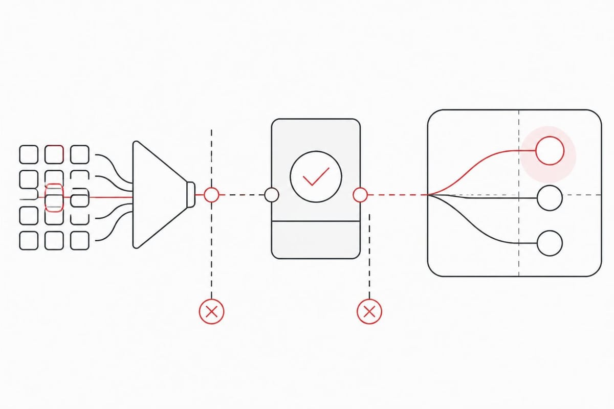 Lead tracking gap