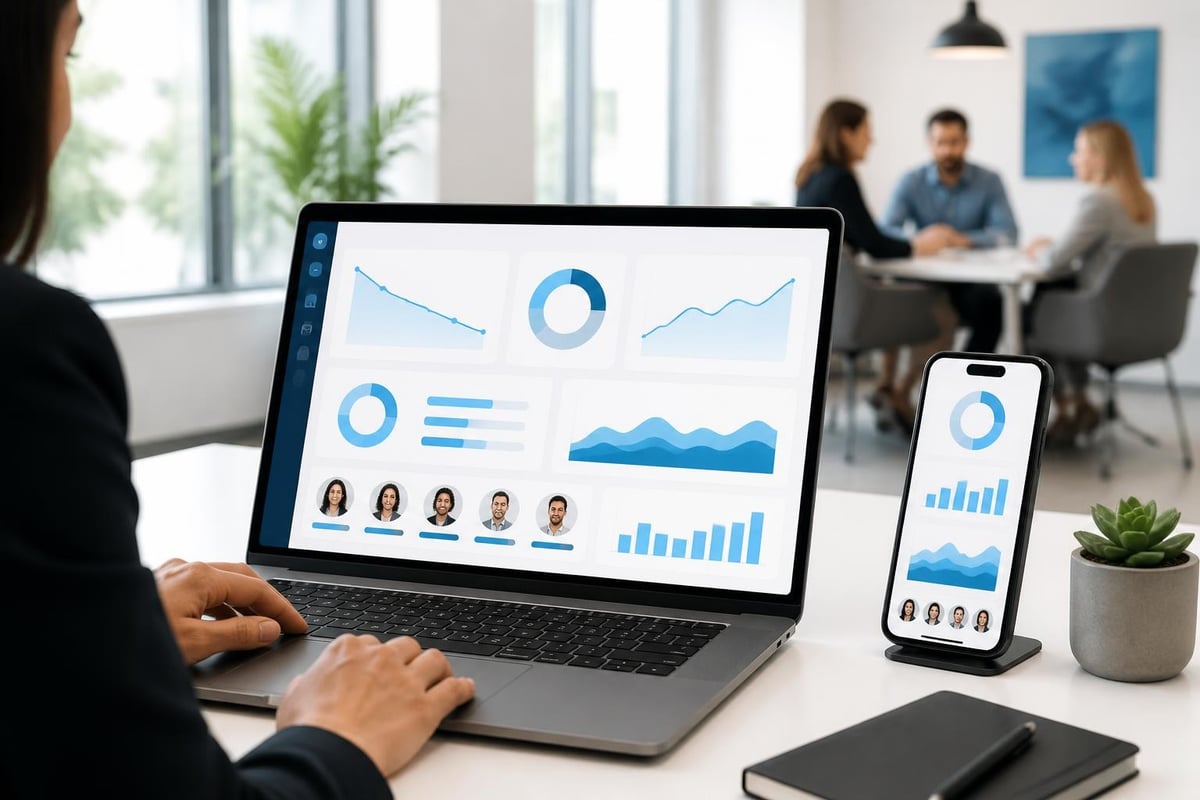 Portal efficiency metrics dashboard