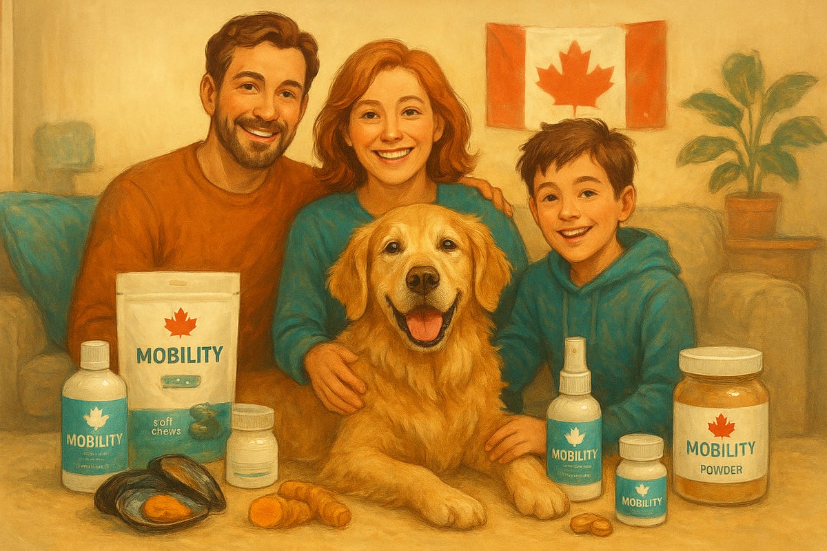 Types of Mobility Dog Supplements Available in Canada