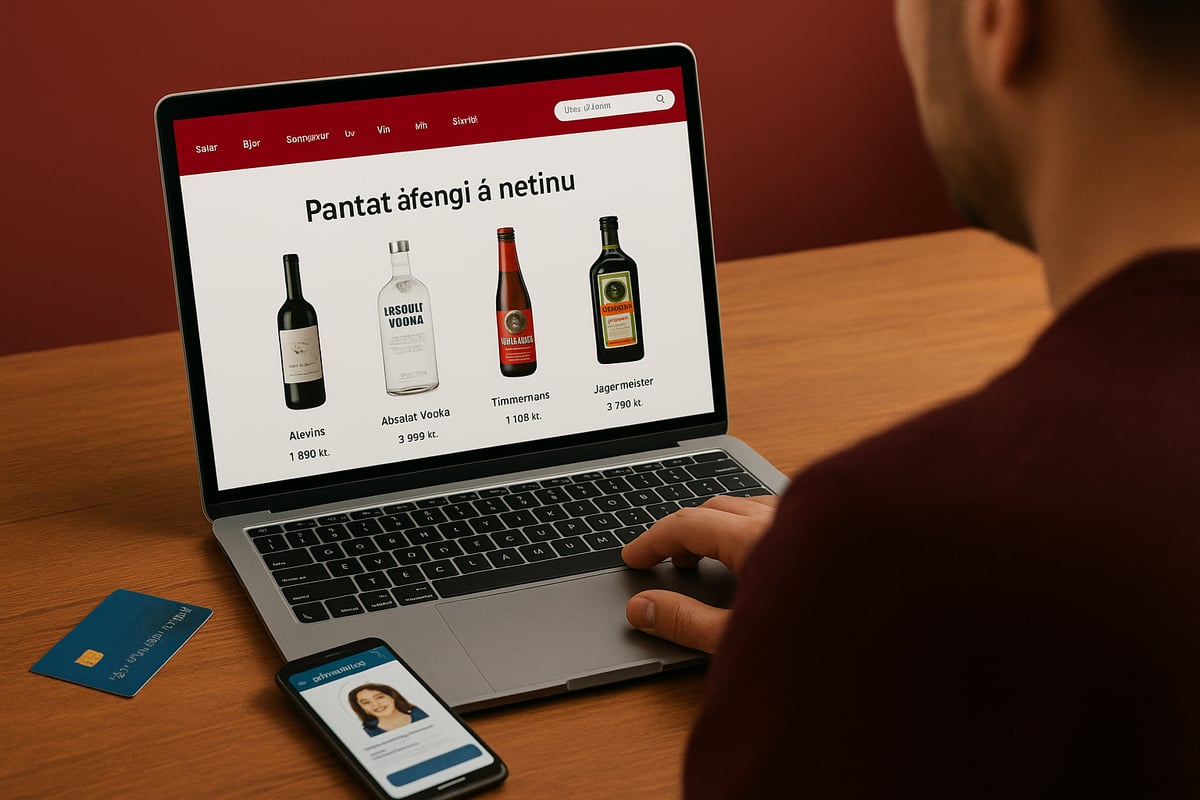 Skref-fyrir-skref: Hvernig kaupir þú áfengi á netinu?