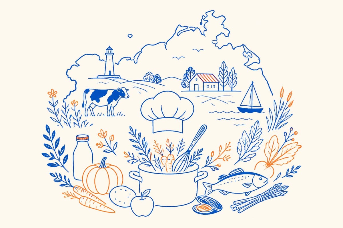 Saisonale Zutaten und Regionalprodukte