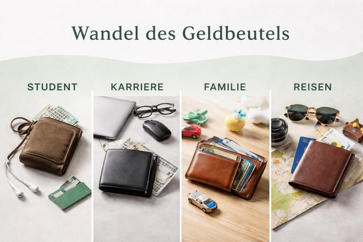 Geldbörsen-Auswahl für verschiedene Lebensabschnitte