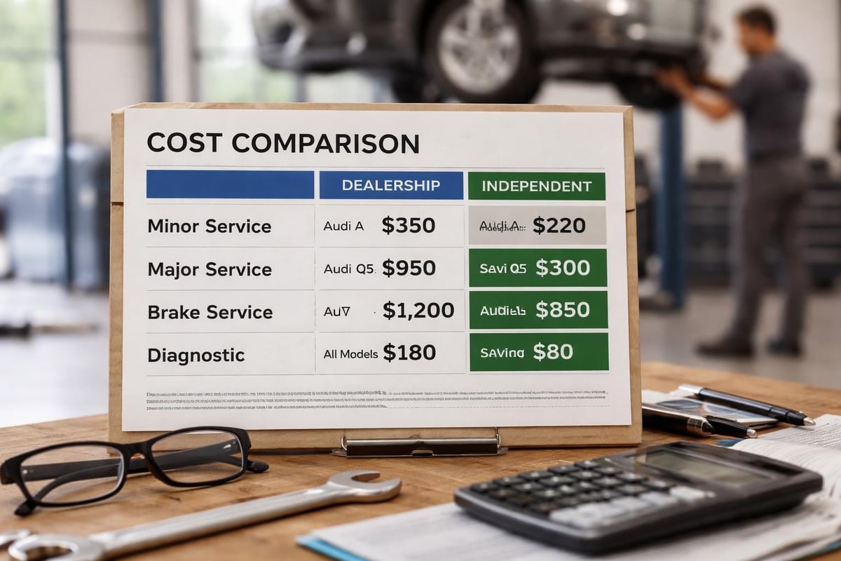 Audi maintenance costs