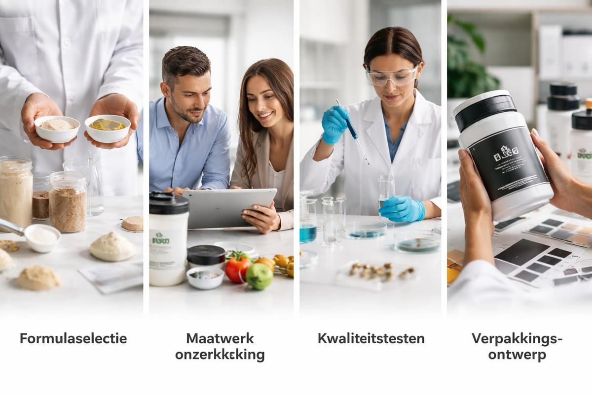 White label supplement development process