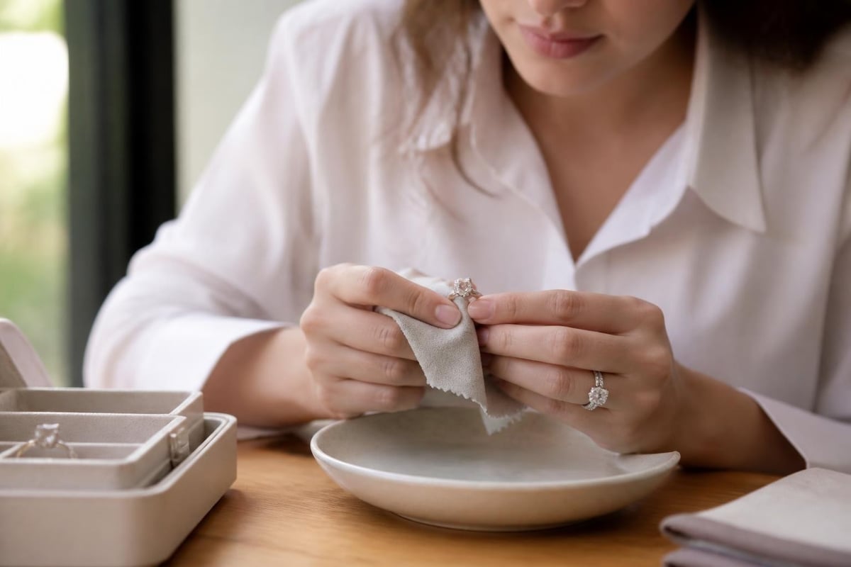 Diamond care routine
