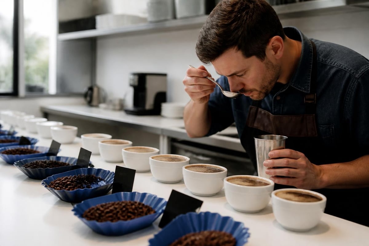 Specialty coffee grading process