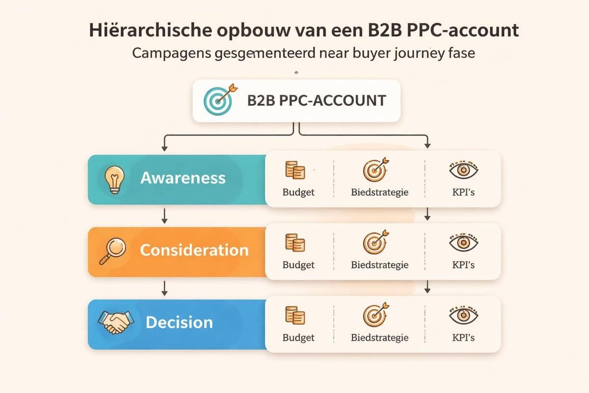 PPC campagne structuur