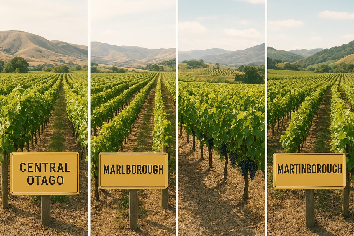 Key Pinot Noir Regions in New Zealand