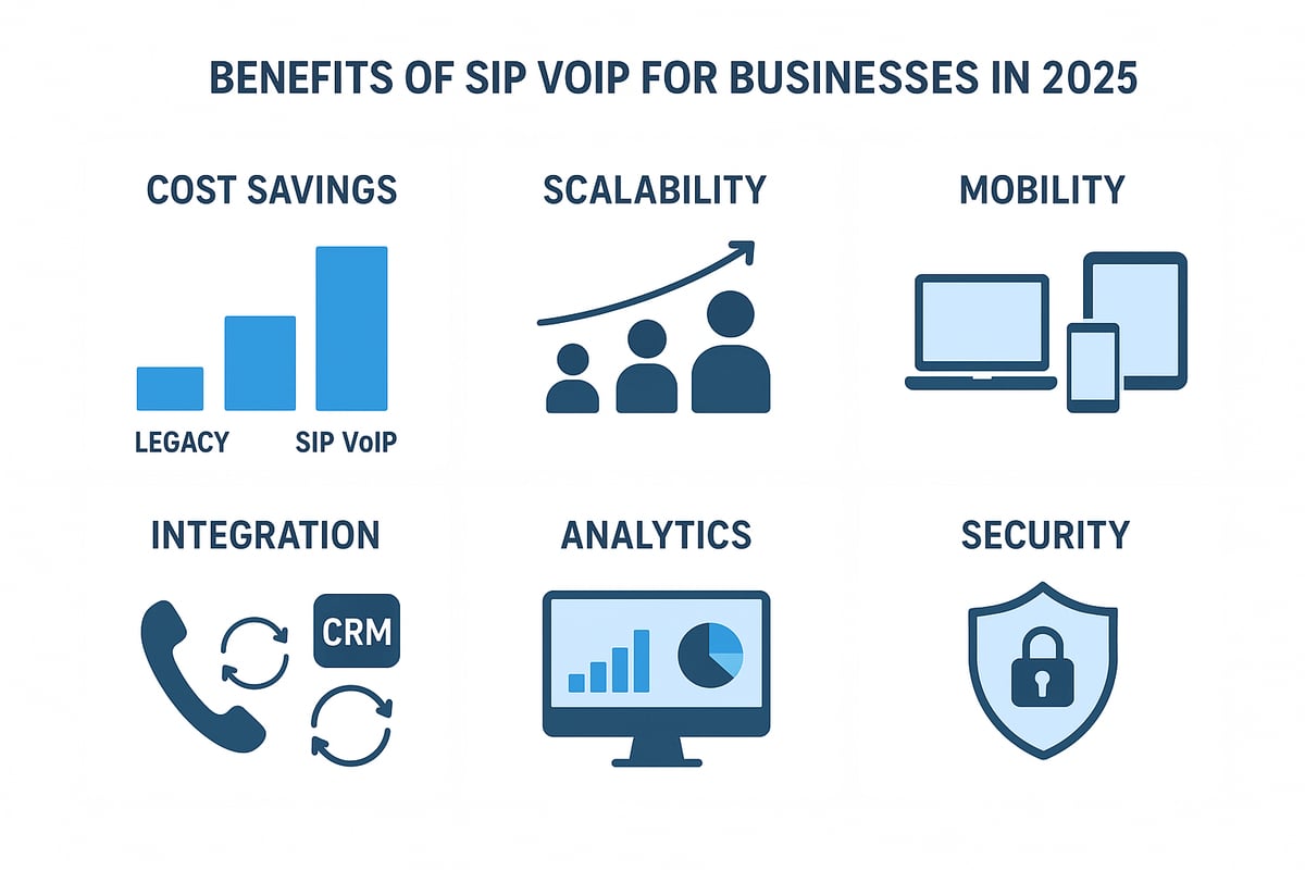 Top Benefits of SIP VoIP for Businesses in 2025