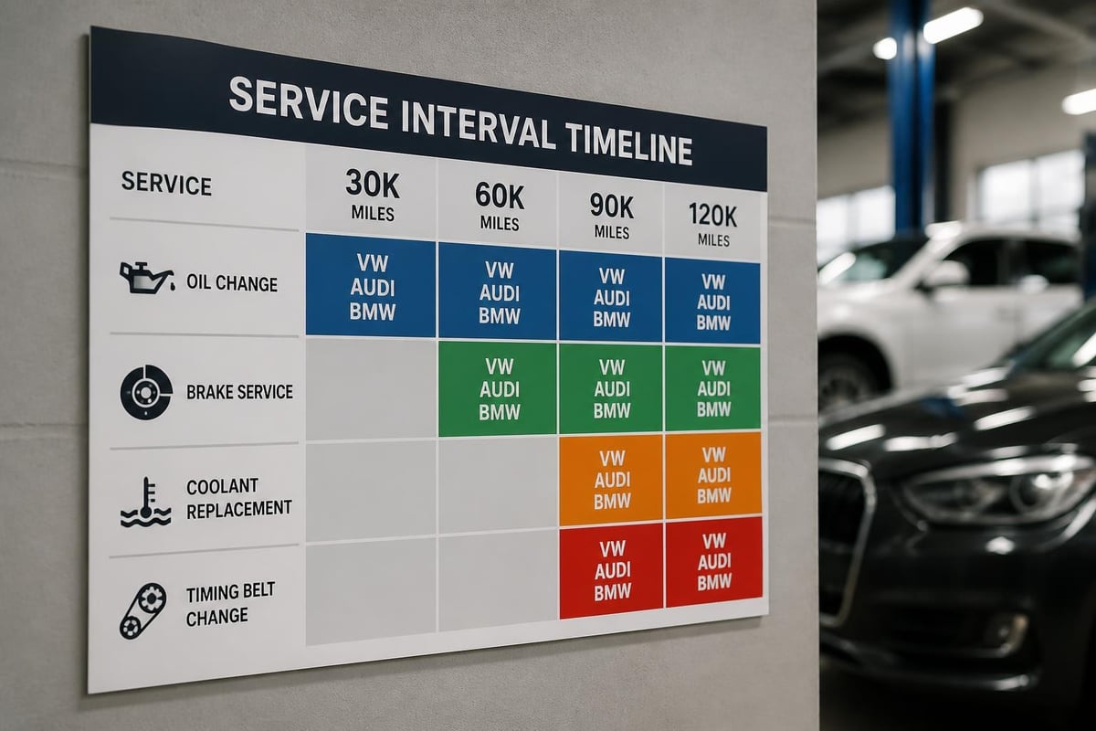 European vehicle maintenance schedule