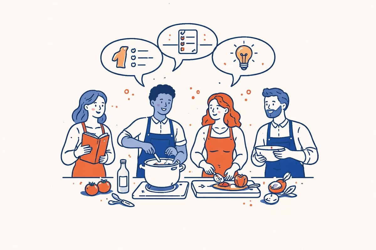 Team-Kommunikation in der Küche